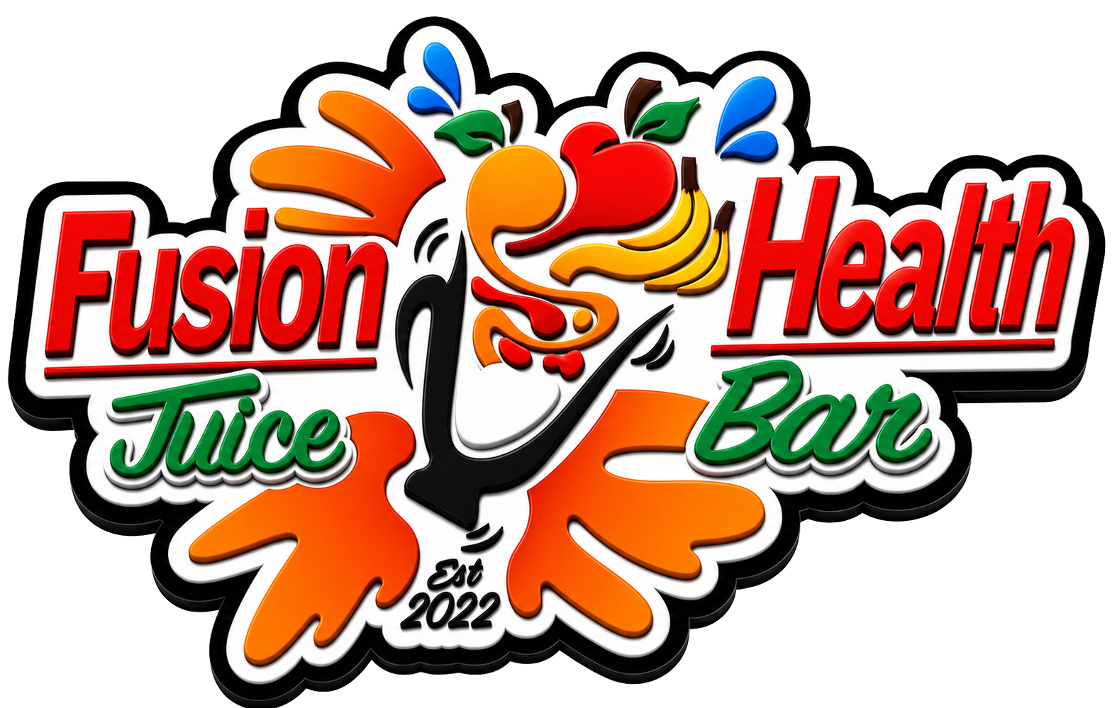 Fusion Health Juice Bar logo in Hartford CT