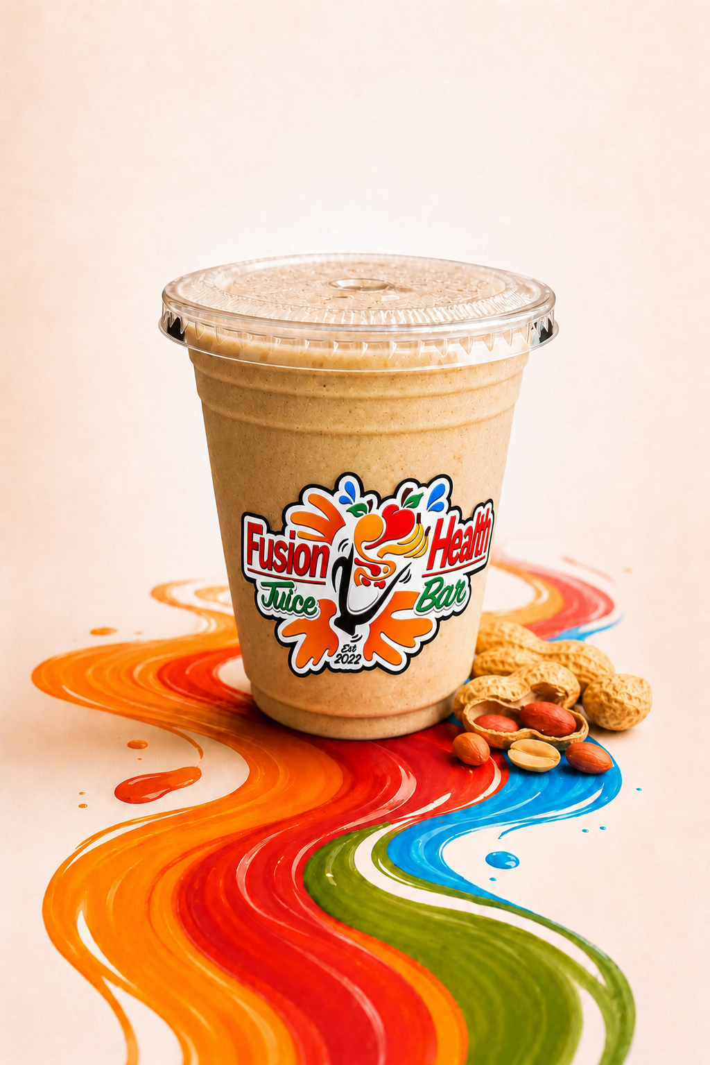 Peanut Punch healthy Jamaican-inspired shake with sea moss oats almond milk banana and honey in Hartford CT